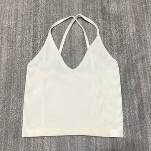 Arizona Jean Company Cream Ribbed Camisole
